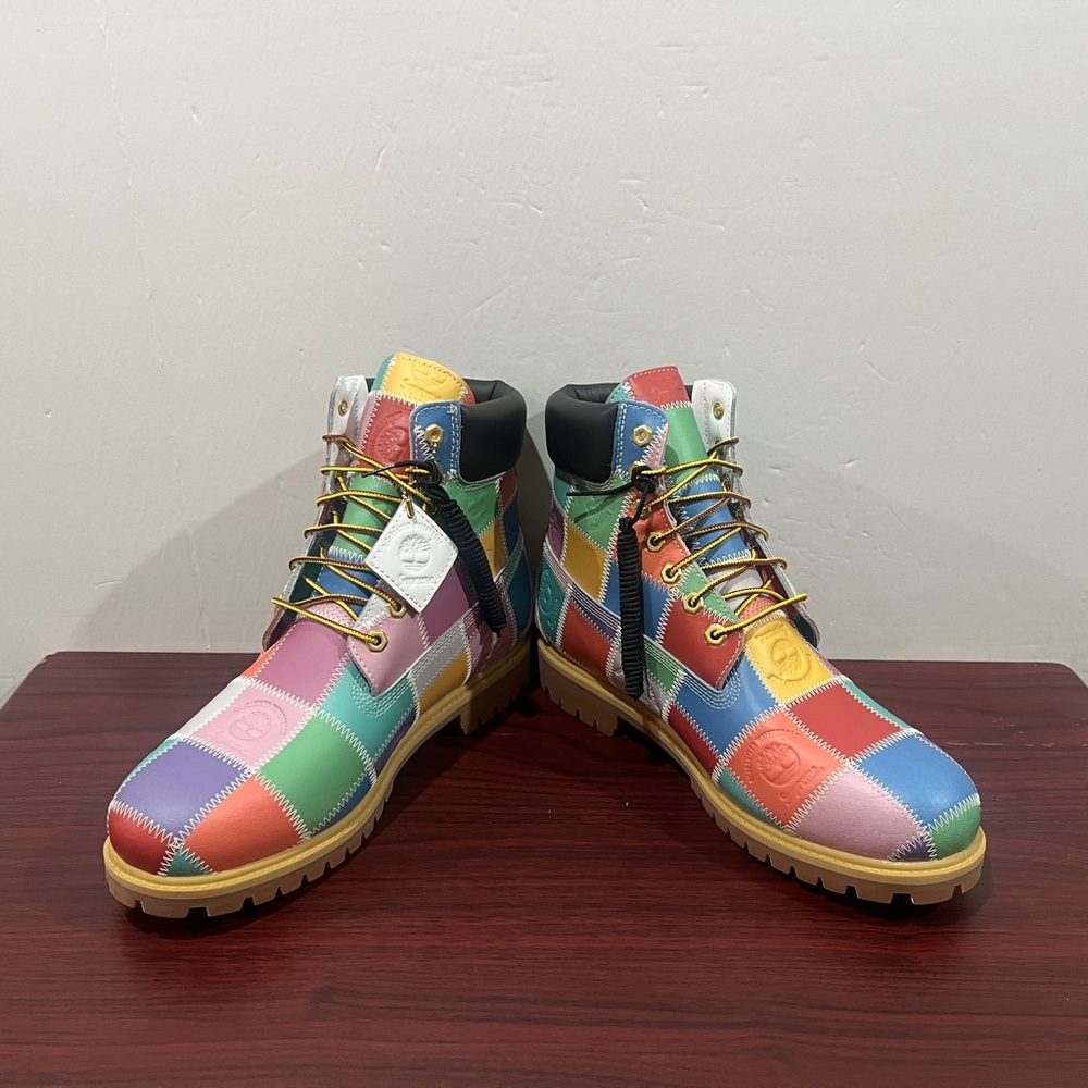 Timberland x Supreme, Mid Lace Waterproof Boot, TB 0A5TBZA6B, Patchwork - Picture 13 of 16